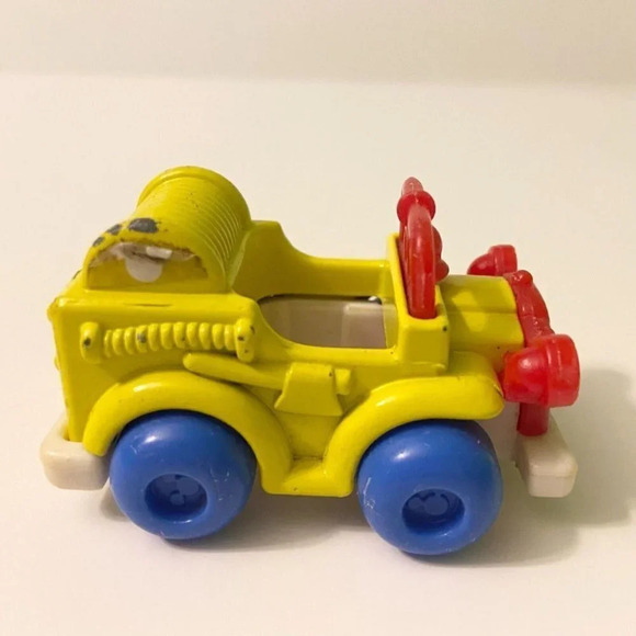Vintage Disney Mickey Mouse Arco Yellow Car Collectible 2.5 Inch Size  Toy - Picture 9 of 9